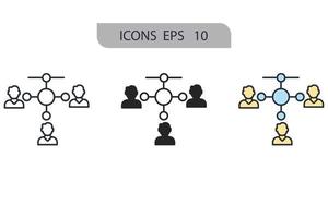 mapas y pines iconos símbolo elementos vectoriales para web infográfico vector