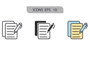 mapas y pines iconos símbolo elementos vectoriales para web infográfico vector