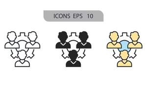 mapas y pines iconos símbolo elementos vectoriales para web infográfico vector