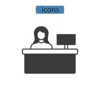 employer icons  symbol vector elements for infographic web