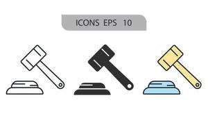 judgment icons  symbol vector elements for infographic web