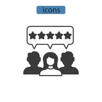 reputation icons  symbol vector elements for infographic web