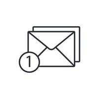 Email icons  symbol vector elements for infographic web