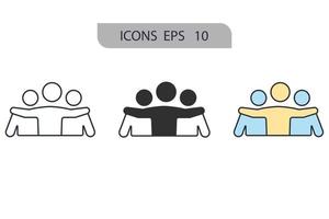 empathy icons  symbol vector elements for infographic web