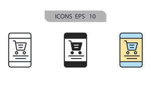 mapas y pines iconos símbolo elementos vectoriales para web infográfico vector