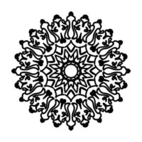 Hand drawn mandala. decoration in ethnic oriental  doodle ornament. vector