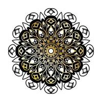 Vector round abstract circle. Luxury Mandala style.