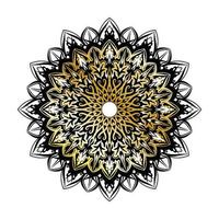 Vector round abstract circle. Luxury Mandala style.