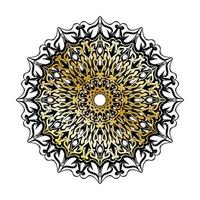 Vector round abstract circle. Luxury Mandala style.