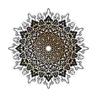 Vector round abstract circle. Luxury Mandala style.