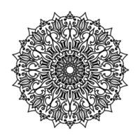 Hand drawn mandala. decoration in ethnic oriental  doodle ornament. vector