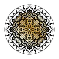 Vector round abstract circle. Luxury Mandala style.