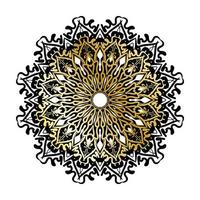 Vector round abstract circle. Luxury Mandala style.