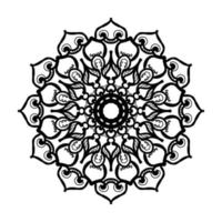 Hand drawn mandala. decoration in ethnic oriental  doodle ornament. vector