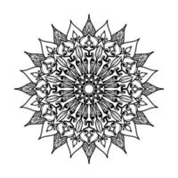 Hand drawn mandala. decoration in ethnic oriental  doodle ornament. vector