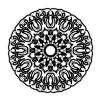 Hand drawn mandala. decoration in ethnic oriental  doodle ornament. vector