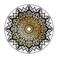 Vector round abstract circle. Luxury Mandala style.