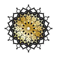 Vector round abstract circle. Luxury Mandala style.