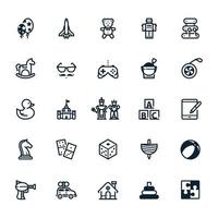 Toy icons with White Background vector