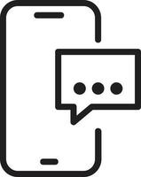 Bubble Message Mobile icon Design vector