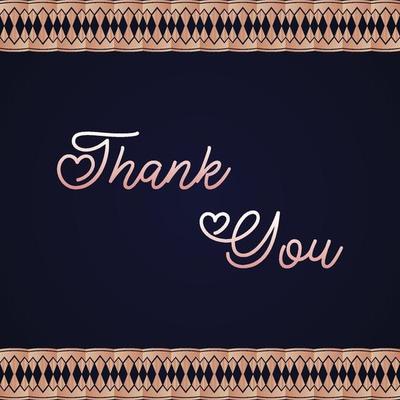 Luxury Thank You Card Template