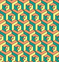 Abstract geometric pattern vector