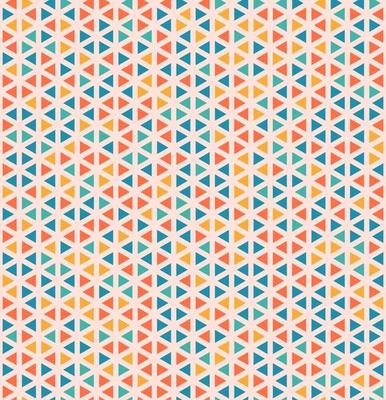 Modern seamless colorful geometry triangle pattern