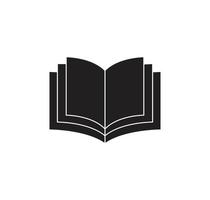 Book icon vector logo design template