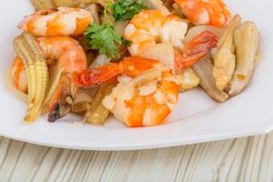 Shrimp and corn salad photo