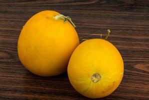 Small yellow melon photo