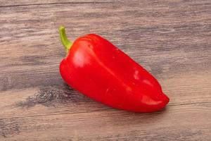 Sweet Red Bell Bulgarian pepper photo