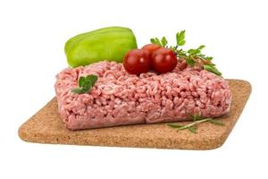 Stuffed raw meat photo