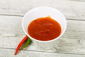 Sweet and spicy chilli sauce photo