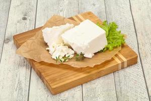 Greek traditional Feta soft cheese photo