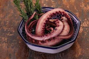 Tasty Octopus tentacles photo