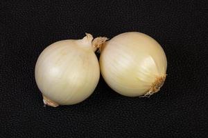 Ripe white onion photo