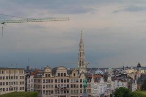 vista de la ciudad de bruselas foto
