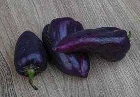 Violet bell peppers photo