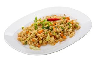 Vegetarian fried rice photo