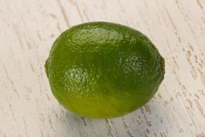 Ripe green lime photo