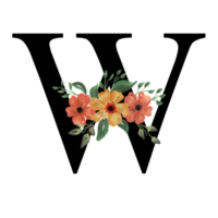 Floral Letter Alphabet png