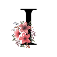 Floral Letter Alphabet png