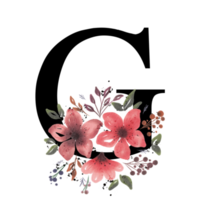 Floral Letter Alphabet png