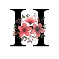 Floral Letter Alphabet png