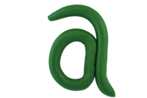 alfabet een engels kleurrijke letters handgemaakte letters gegoten uit plasticine klei op geïsoleerde witte achtergrond png