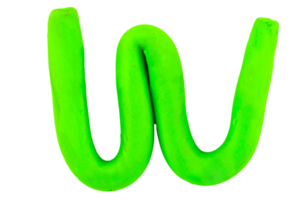 alfabet w engelse kleurrijke letters handgemaakte letters gegoten uit plasticine klei op geïsoleerde witte achtergrond png