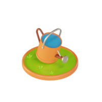 3d ilustración objeto icono planta spray png