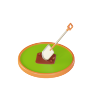 3d illustratie object icoon scoop png