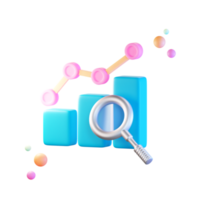 Data Statistic, Information, 3d Icon Illustration png