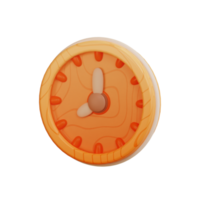 Time Clock Icon education 3d Illustration png